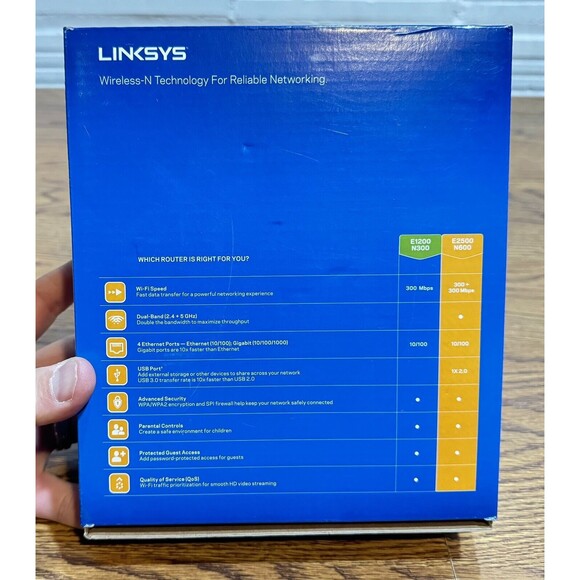 Linksys E2500 (N600) Dual-Band Wi-Fi Router‎ - Picture 12 of 12